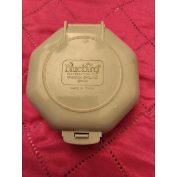 Vintage Polly Pocket Polly's School-Green Compact-1990 Bluebird - Picture 3 of 3